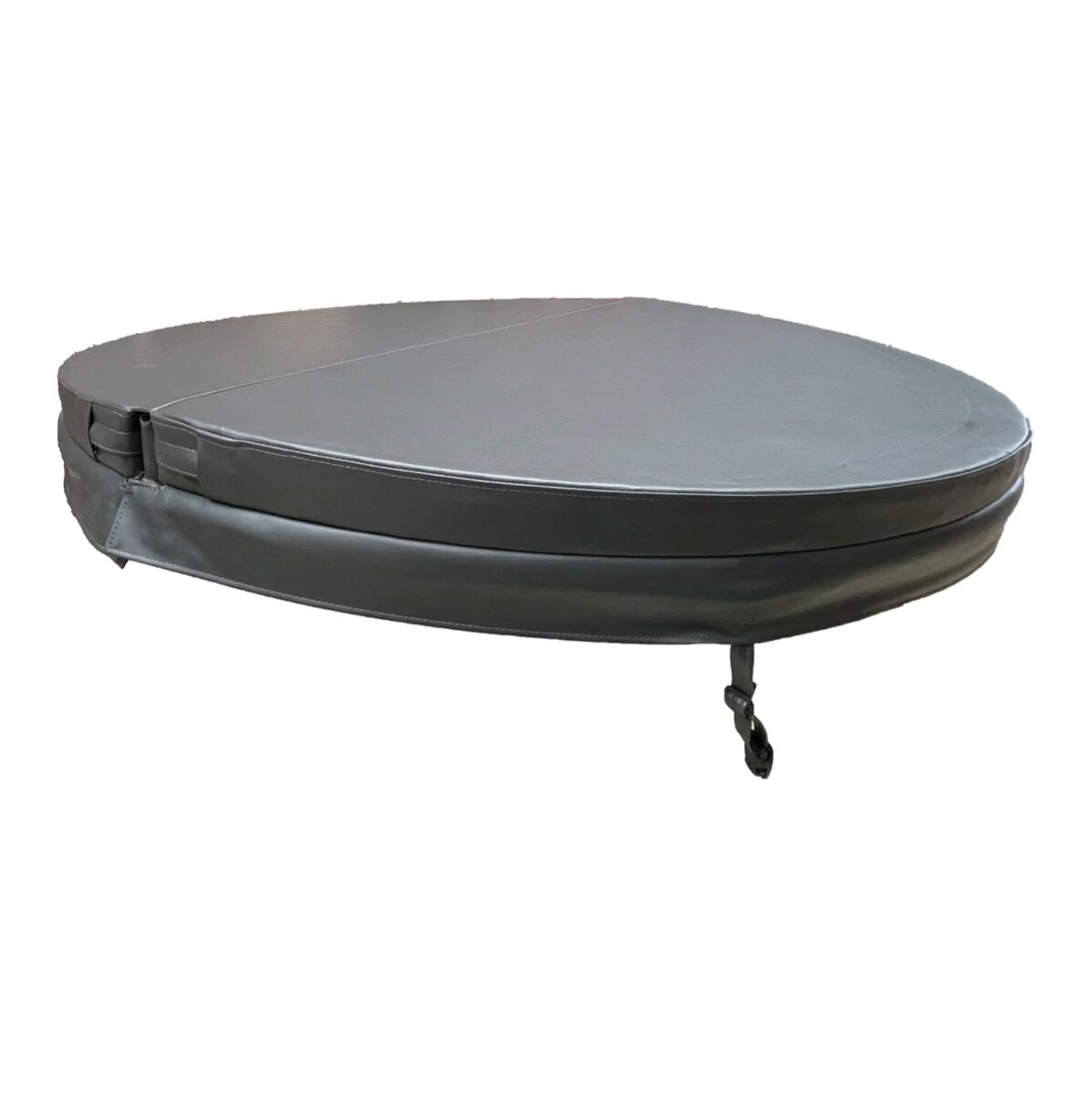 1.83 Metre (72'') Round Hot Tub Cover - Grey 3 1.83 Metre (72'') Round Hot Tub Cover - Grey - Image 3