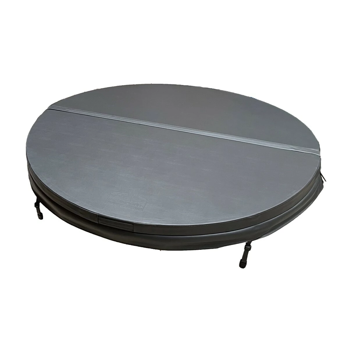 1.83 Metre (72'') Round Hot Tub Cover - Grey 1 1.83 Metre (72'') Round Hot Tub Cover - Grey
