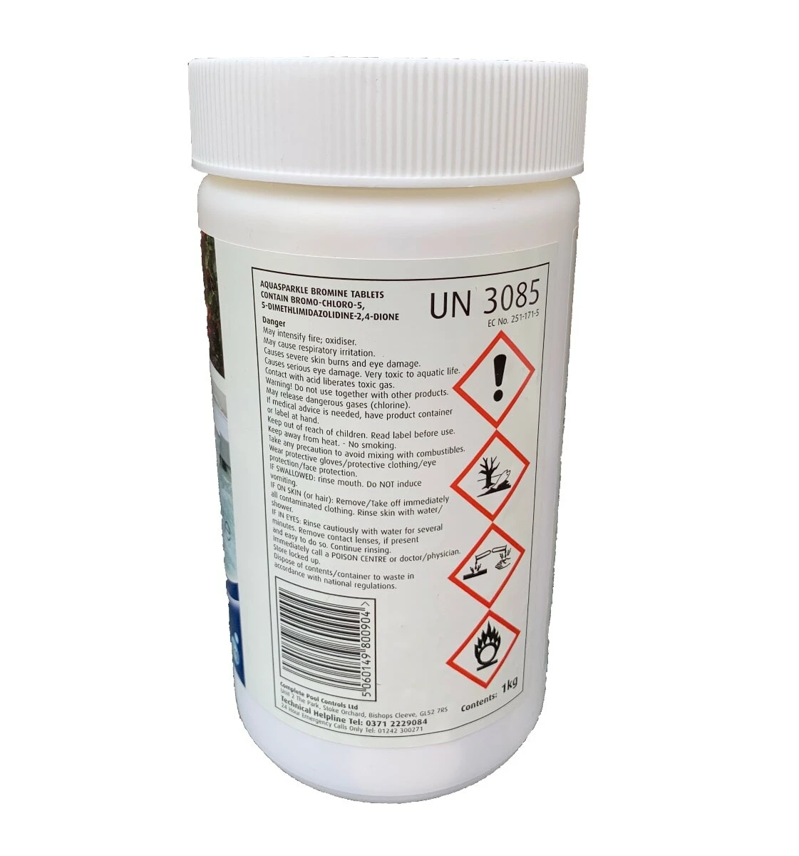 AquaSparkle Spa Bromine Tablets 1kg 3 AquaSparkle Spa Bromine Tablets 1kg - Image 3