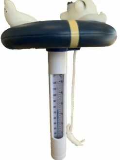Floating Polar Bear In Ring Thermometer -HAPPY HOT TUBS Shop bear thermo 4
