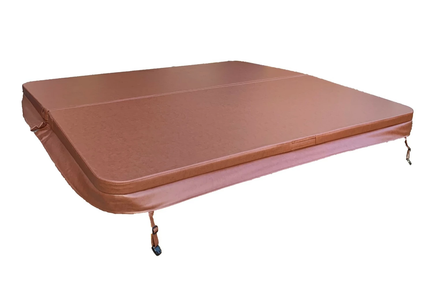 2.135 Metre (84'') Square Hot Tub Cover - Brown 2 2.135 Metre (84'') Square Hot Tub Cover - Brown - Image 2