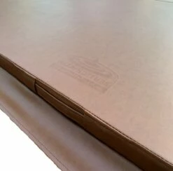 2 Metre (78.75'') Square Hot Tub Cover - Brown -HAPPY HOT TUBS Shop brown cover 4 2 1