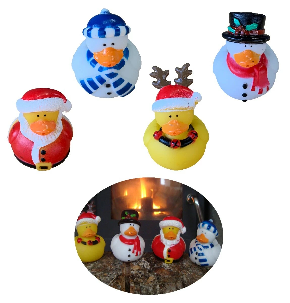 Mini Christmas Ducks (4 Pack) 1 Mini Christmas Ducks (4 Pack)