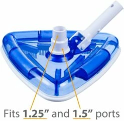 Deluxe Triangular Pool Vacuum Head -HAPPY HOT TUBS Shop clear vac head 4