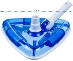 Deluxe Triangular Pool Vacuum Head -HAPPY HOT TUBS Shop clear vac head 5