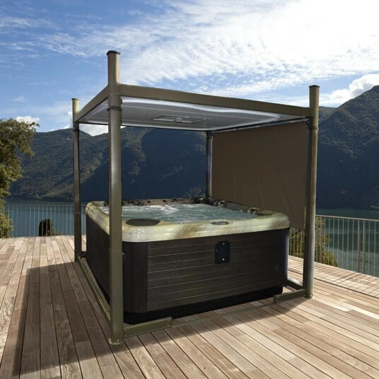 Covana Evolution Automated Hot Tub Cover / Gazebo 1 Covana Evolution Automated Hot Tub Cover / Gazebo