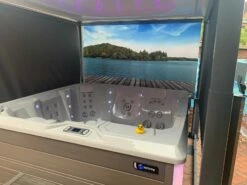 Covana Oasis Automated Hot Tub Cover / Gazebo -HAPPY HOT TUBS Shop covana hot tub cover