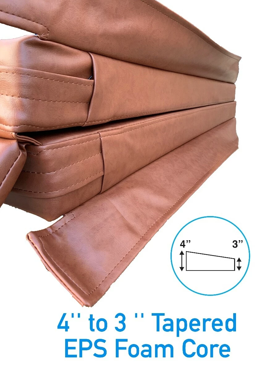 2.22 Metre (87.4'') Square Hot Tub Cover - Brown 6 2.22 Metre (87.4'') Square Hot Tub Cover - Brown - Image 6