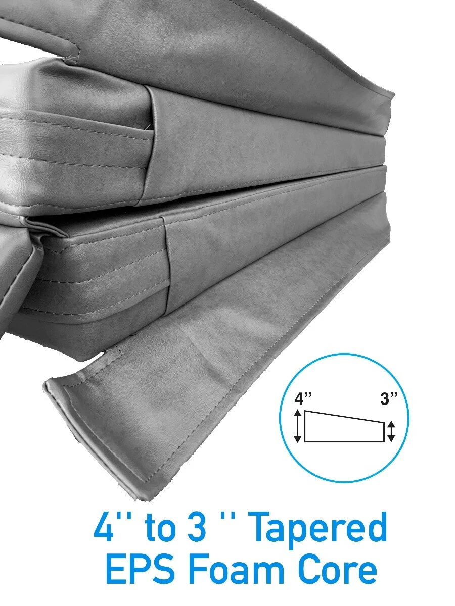 2.06 X 1.93 Metre (81'' X 76'') Rectangular Hot Tub Cover - Grey 5 2.06 X 1.93 Metre (81'' X 76'') Rectangular Hot Tub Cover - Grey - Image 5