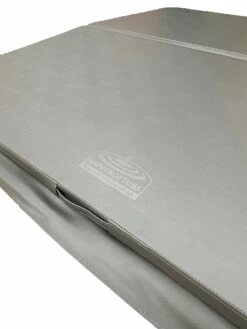 2 Metre (78.75'') Square Hot Tub Cover - Grey -HAPPY HOT TUBS Shop cover grey 2