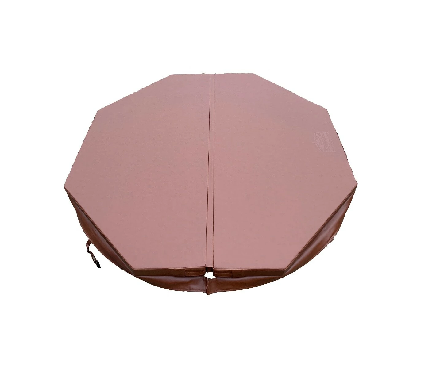 1.83 Metre (72'') Octagonal Hot Tub Cover - Brown 2 1.83 Metre (72'') Octagonal Hot Tub Cover - Brown - Image 2