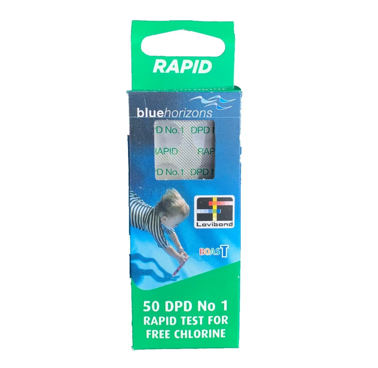 Blue Horizons DPD No 1 Free Chlorine Test Tablets (50 Pack) 2 Blue Horizons DPD No 1 Free Chlorine Test Tablets (50 Pack) - Image 2