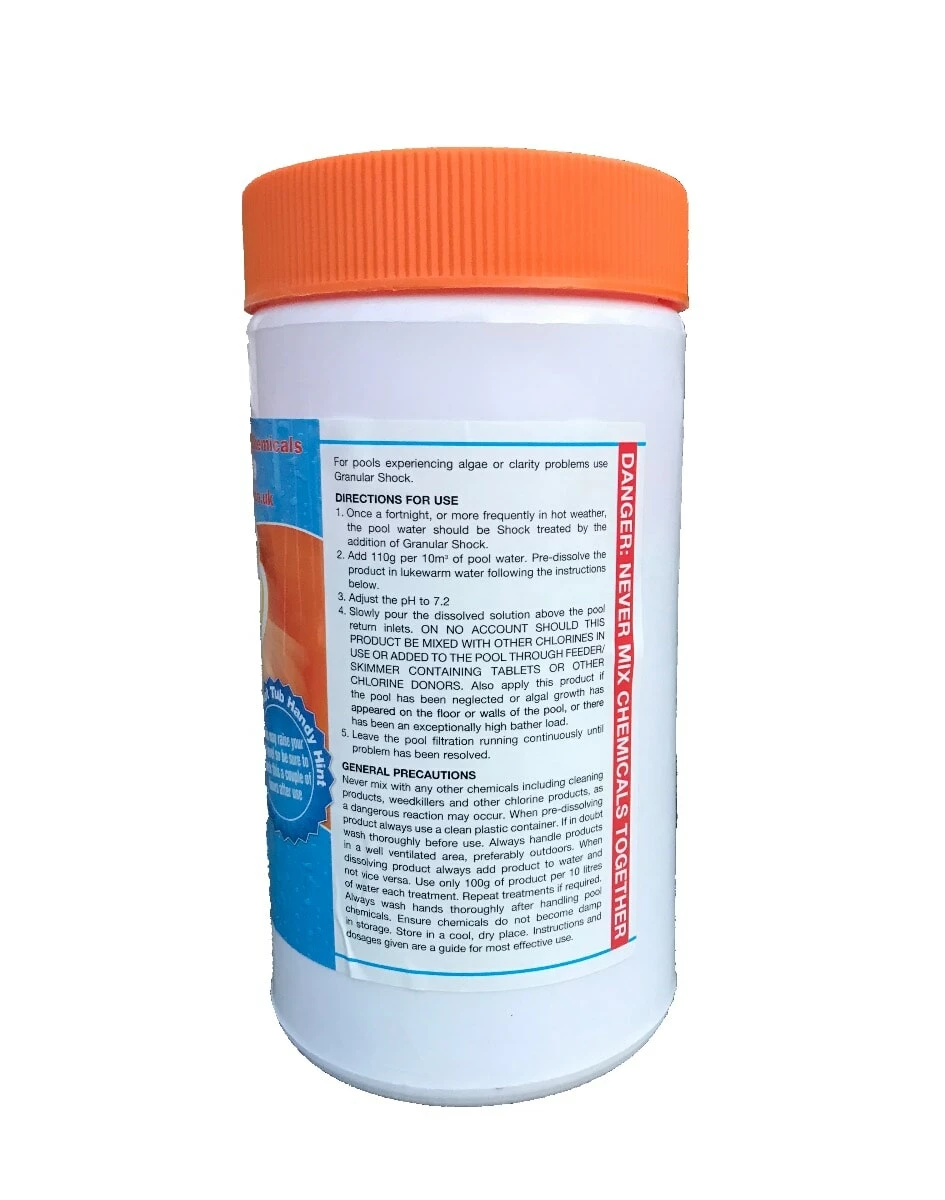 Happy Hot Tubs Chlorine Shock Pot 1kg 3 Happy Hot Tubs Chlorine Shock Pot 1kg - Image 3