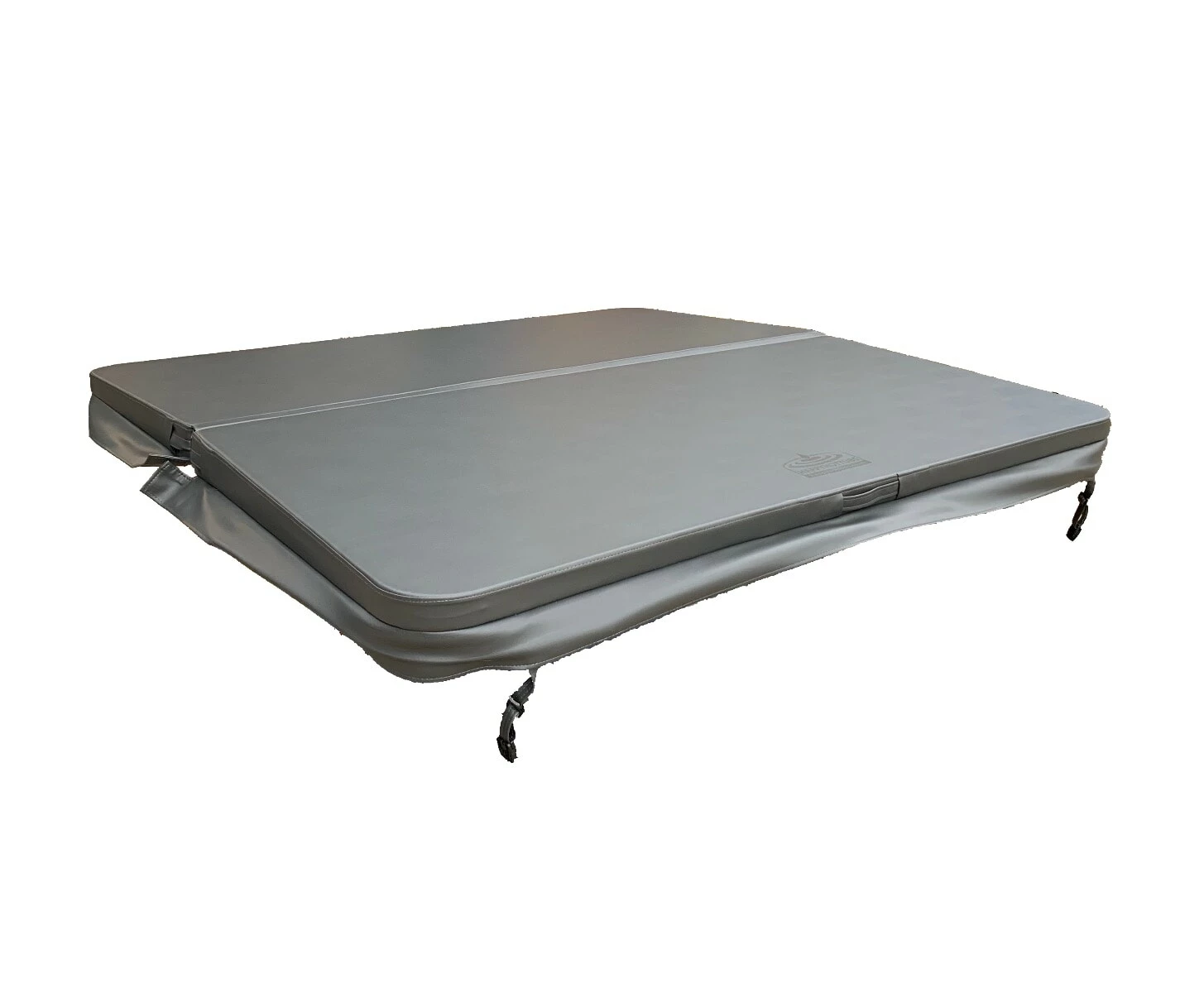 2.06 X 1.93 Metre (81'' X 76'') Rectangular Hot Tub Cover - Grey 2 2.06 X 1.93 Metre (81'' X 76'') Rectangular Hot Tub Cover - Grey - Image 2