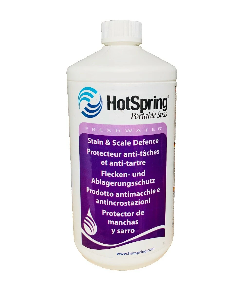 Hot Spring Freshwater Stain & Scale Defence 1 Litre 1 Hot Spring Freshwater Stain & Scale Defence 1 Litre