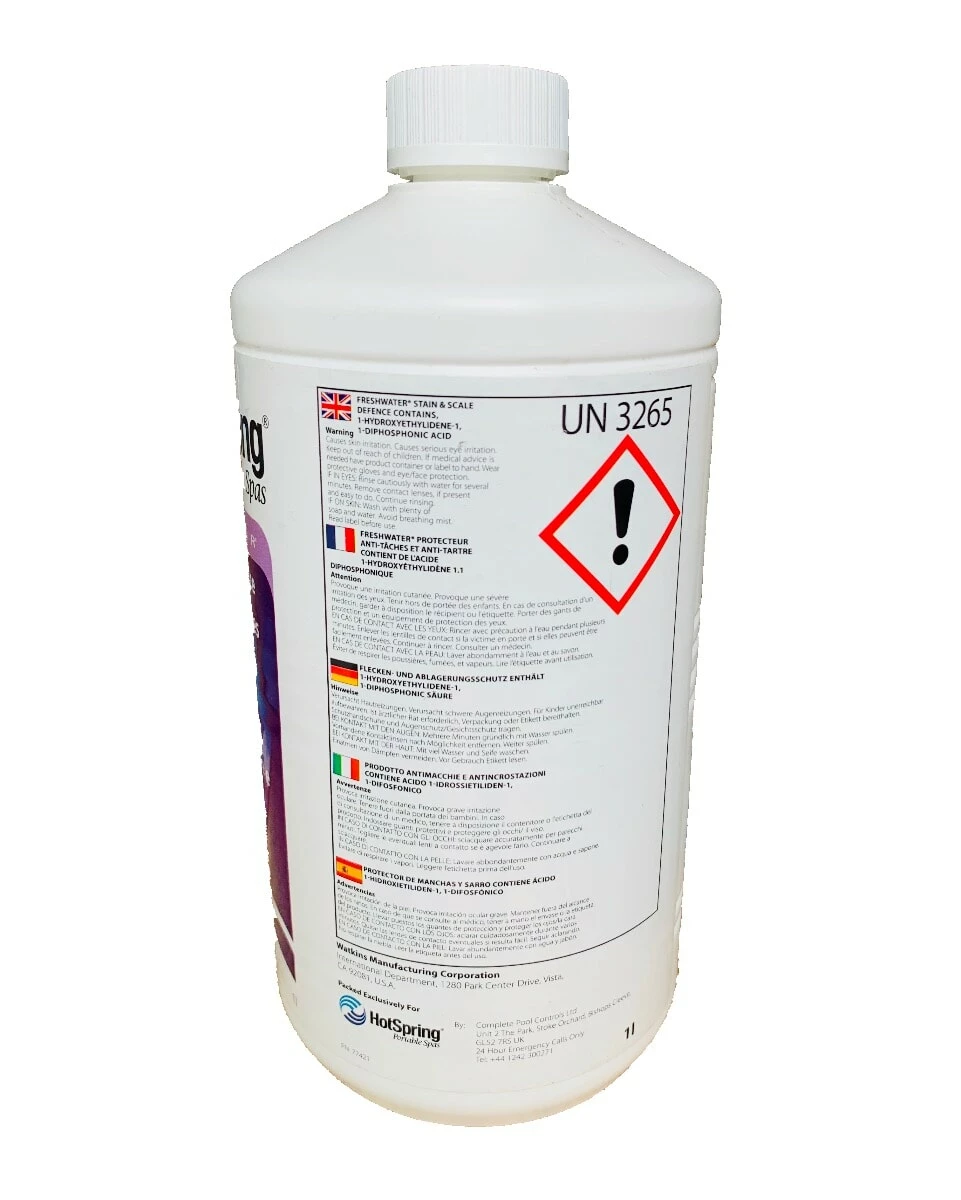 Hot Spring Freshwater Stain & Scale Defence 1 Litre 2 Hot Spring Freshwater Stain & Scale Defence 1 Litre - Image 2