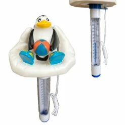 Floating Penguin Pool Thermometer