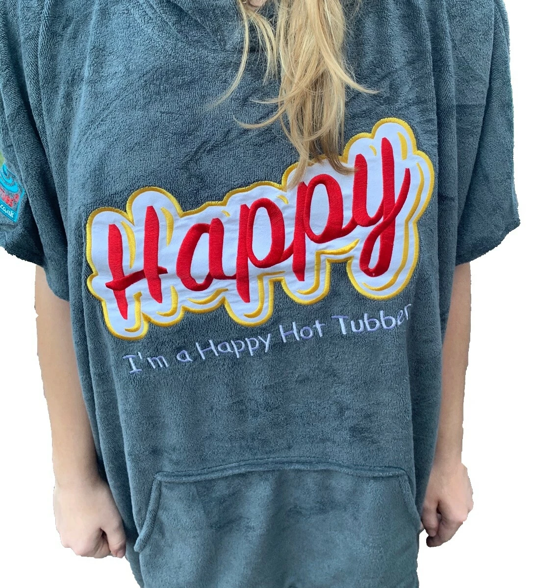 Happy Hot Tubs Towelling Poncho Gown 3 Happy Hot Tubs Towelling Poncho Gown - Image 3