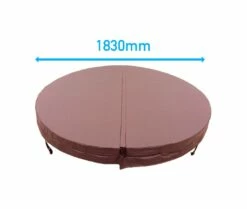1.83 Metre (72'') Round Hot Tub Cover - Brown