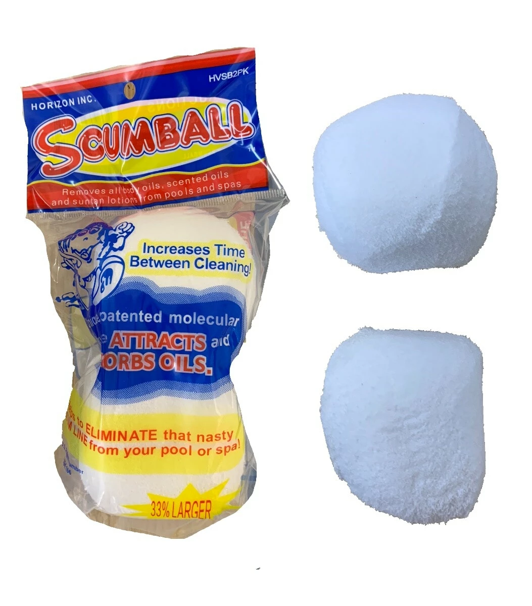 Horizon Hot Tub Scum Ball 2-Pack 1 Horizon Hot Tub Scum Ball 2-Pack